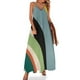 thumbnail image 1 of Vestido sin mangas con pintura de rayas de colores de Christie Olstad, vestido sensual y sexy para mujer, vestidos de verano para mujer 2024, 1 of 7