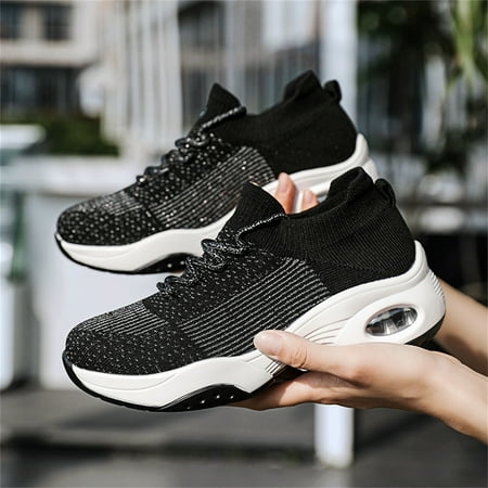 

Fjofpr Women Shoes Clearance Summer Plus Size Fashion Casual Mesh Breathable Sports Shoes