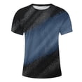 thumbnail image 4 of Tdoqot Mens Shirts- Summer Short Sleeve Fashion Casual T Shirt Blue Size 5XL, 4 of 4