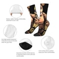 thumbnail image 6 of Lsque Five Nights At Freddy'S Printed Men's Crew Socks, Soft Durable Breathable Moisture-Wicking with Odor Control Cotton socks, 6 of 7