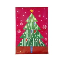 Have a Merry Christmas Burlap Garden Flag