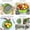 J, variant on Collapsible Silicone Colander 9.84 in Foldable Kitchen Strainer Basket, BPA-Free Drain Basket for Pasta Fruit Vegetables, Space Saving Dishwashing Colander for Kitchen RV Dorm