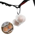 thumbnail image 2 of CEORPER 2Pcs Eggs Storage Box Eggs Carriers with Handle 2 Grid Plastic Storage Container, 2 of 8