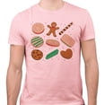 thumbnail image 2 of Christmas Cookie Grid Shirt Unisex X-Large Pink, 2 of 5