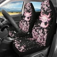thumbnail image 2 of Jeiento Axolotl Front Seat Covers for Bucket Seats,Cherry Blossoms Auto Seat Covers Soft Breathable Car High Back Bucket Seat Covers Protector Universal for Cars SUV,Trucks, 2 Pcs Car Accessory, 2 of 7