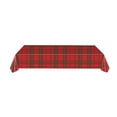 thumbnail image 2 of Mantel navideño,Mantel Navideño para Mesas Rectangulares,Mantel desechable impermeable para comedor,Mantel de cocina para banquetes y fiestas estilo bohemio 1 pieza de cuadros grandes, 2 of 8