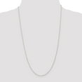 thumbnail image 3 of 14k White Gold 1.1mm Singapore Chain Necklace - .9 Grams - 14 Inch, 3 of 4
