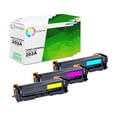 thumbnail image 1 of TCT 202A Color Toner Cartridge 3 Pack - Compatible Replacement for HP 202A CF501A CF502A CF503A Works With HP Color LaserJet Pro MFP M280NW M254DW M281FDW Printers (Cyan Magenta Yellow), 1 of 5