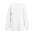 thumbnail image 5 of BOMYJESK Women's Sweatshirts Sunday Casual Football Sweatshirt Funny Graphic Print Outfits for Women Crewneck Long Sleeve Football Team Fans Pullover White M, 5 of 5