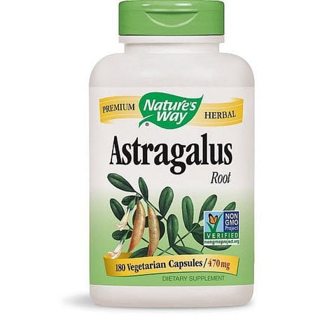 Nature's Way Astragalus Root VegCaps, 180 Count