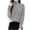 Gray, variant on Fmbrln Womens Solid Half Turtleneck Basic Knitted Sweaters Fall Winter Fashion Long Sleeve Pullover Tops Casual Loose Comfy Sweaters Beige 2XL