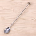 thumbnail image 4 of LABSERRON 1Pc Silver Spiral Pattern Long Handle Stainless Steel Stirring Spoon For Bartending Mixologists 11Inch, 4 of 8