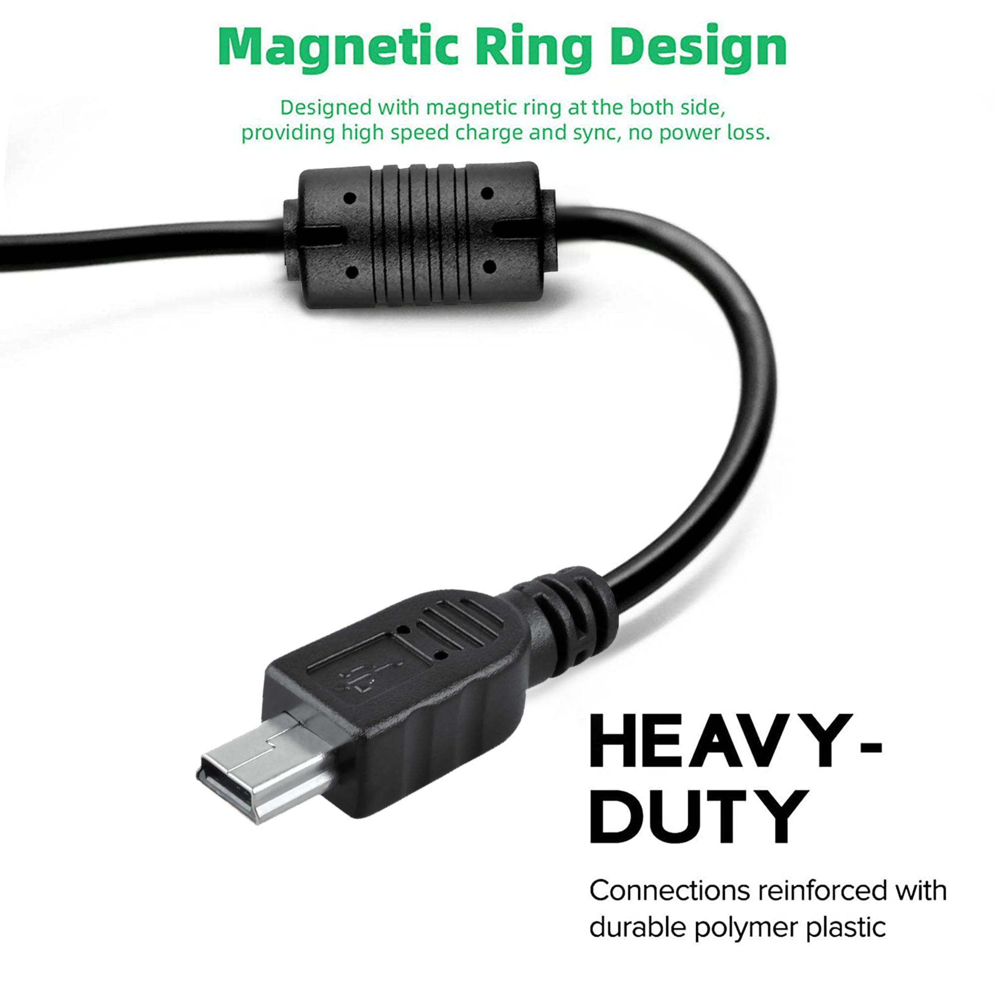anshikapower USB Type C Cable 0.5 m Mini USB B Male to USB2.0 3.5 mm Jack  Audio Data Cable (50 cm) - anshikapower 