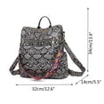 thumbnail image 2 of Backpack Purse for Women Fashion PU Leather Designer Anti-theft School Backpack Convertible Shoulder Bags, 2 of 7