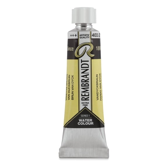 Rembrandt Artist Watercolors - Van Dyke Brown, 10 ml tube