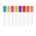 thumbnail image 1 of Cuentagotas de Líquido YONGSHENG 8 Pipetas de Plástico de Silicona Color al Azar, 1 of 5