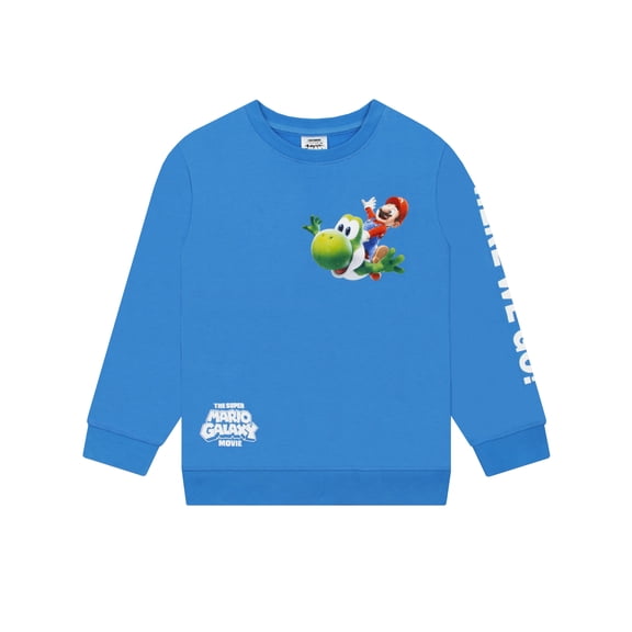 The Super Mario Galaxy Movie Sweatshirt Blue Sizes 6-14