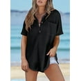 thumbnail image 2 of Waffle Short-Sleeved Top for Women, 2 of 4