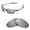 Titanium Mirror Coated - Polarized, variant on Walleva Titanium Polarized Vented Replacement Lenses for Oakley Juliet Sunglasses