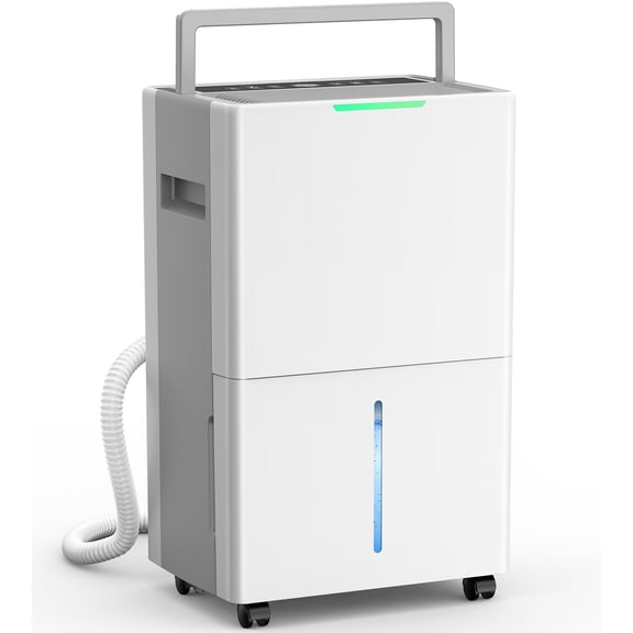 4000 sq.ft Dehumidifier for Basement, 45 Pint Dehumidifiers for Home with Drain Hose, WPSOERT Smart Compressor Dehumidifies for Large Room,, 3 Modes, Intelligent Humidity Control, Auto Defrost