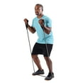 thumbnail image 2 of Athletic Works Resistance Tube Exercise Band, Heavy Resistance, Gray, 2 of 5