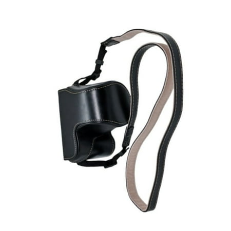 Impacts Resistant Camera Case Portable Camera Protector Leather Texture Suitable for A5000 A5100 Various Model Use