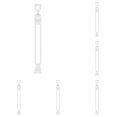 thumbnail image 2 of Clearance Deals！！1Pcs Silicone Cable Straps Organizer For Bundling Earphone Phone Charger Computer Reusable Cable Ties Wire Organizer In Home Kitchen School, 2 of 5