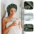 thumbnail image 4 of LAICAIW Bonnets de Douche pour Femmes Réutilisables Imperméables, 4 of 5