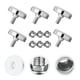 thumbnail image 4 of 8 juegos de pies niveladores giratorios ajustables niveladores de muebles tornillo (colores surtidos), 4 of 5