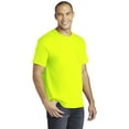 thumbnail image 2 of Gildan Ultra Cotton Short Sleeve Pocket T-Shirt for Men’s GR23 Hi Vis Comfortsoft Undershirt Safety Green Pack 2, M, 2 of 6