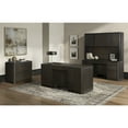 thumbnail image 4 of Martin Furniture Tulane Executive Hutch With Wood Doors, Fully Assembled, Brown, 4 of 7