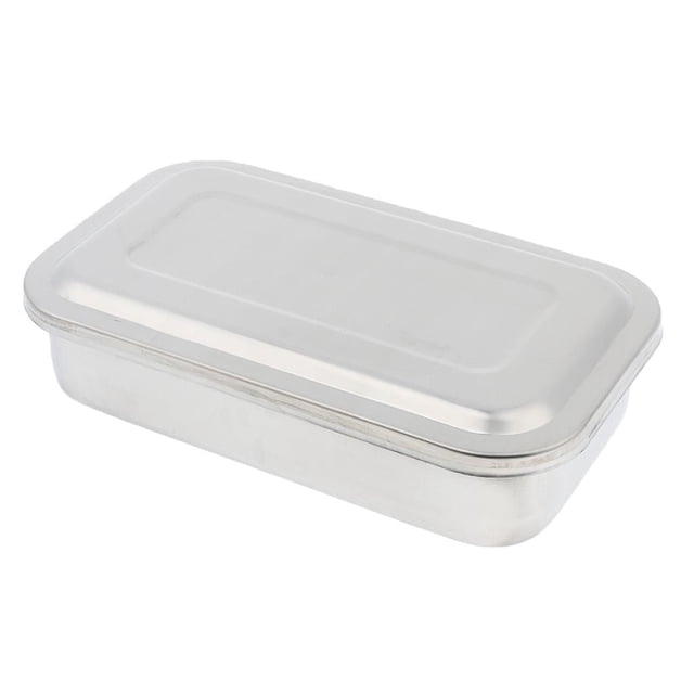Stainless Steel Sterilization Box Easy Disinfection & Cleaning 304 8Inch