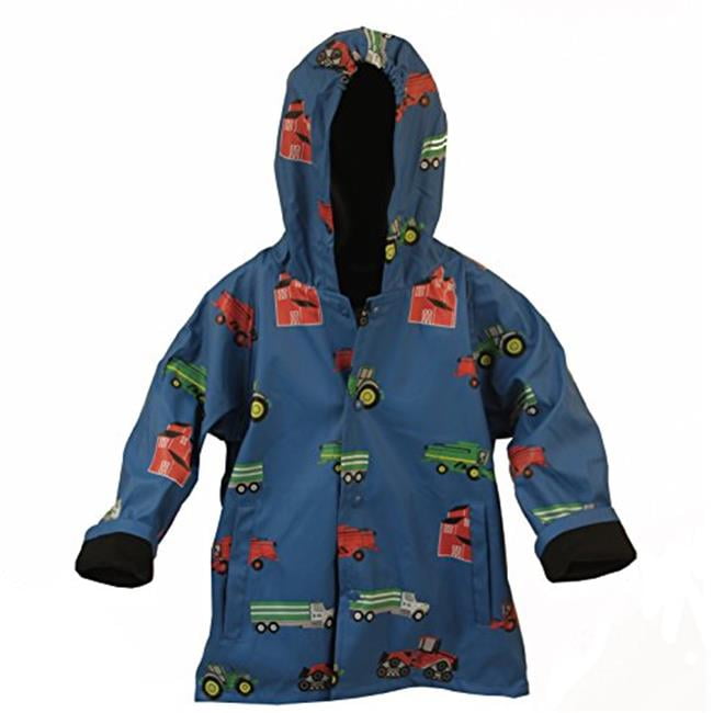 Playshoes - Boys Blue Fire Engine Raincoat