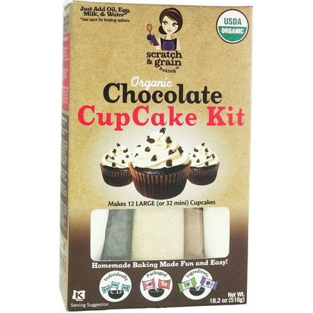 Organic Chocolate CupCake & Cake Kit, 18.2oz