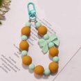 thumbnail image 1 of Rubber Bead Key Chain with Candy Ball Bead Chain: A Playful Accessory, 1 of 7