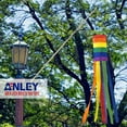 thumbnail image 6 of Anley 40 Inch Rainbow Column Windsock Flag - LGBT+ Parade Garden Decorative Flag with Rainbow Long Tails, 6 of 6