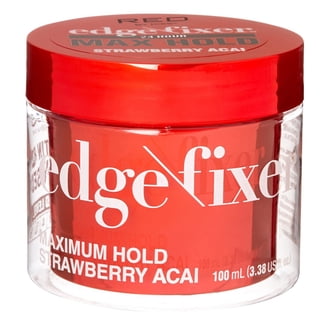 Kiss Red Styler Fixer Braiding Gel Extreme Hold 6 Ounce Jar (177ml