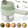 thumbnail image 2 of Cortador de verduras eléctrico, cortador de verduras y alimentos, cubo multifunción con batería, cortador de verduras y cebolla (hy), 2 of 5