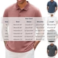 thumbnail image 3 of yillto Mens Shirts Short Sleeve Striped Golf Shirt Casual T Shirts Collared Shirts with Pockets, 3 of 5