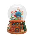 thumbnail image 1 of Lightahead PolyResin 80MM Musical Water Snow Ball Playing a Tune & Rotating Table Top Decoration for Christmas (Santa with Children), 1 of 1