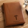 Personalized Medical Profession Leather Padfolio