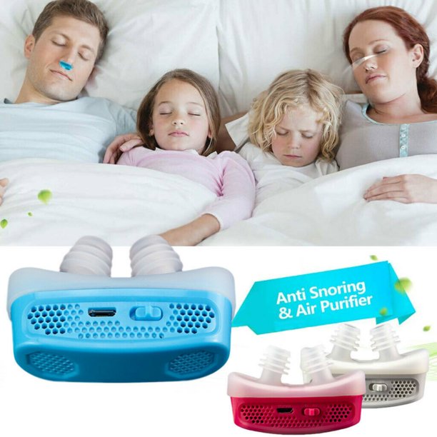 Electric Snoring Nose Clip,USB Rechargeable Continuos Positive Airway
