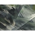 thumbnail image 2 of Ambesonne Dark Green Quilted Bedspread Set 3 Pcs, Deep Nature Abstract Art, King Size, Blue Grey and Eggshell, 2 of 4