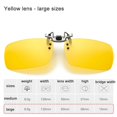 thumbnail image 2 of tooloflife Clip-on Polarized Sunglasses Automatic Color Change UV400 Protection Unisex Adults 2 Colors, 2 of 7