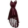 thumbnail image 4 of Dressystar Women Floral Lace Bridesmaid Dress Female Knee-Length Cocktail Party Dress, 4 of 8