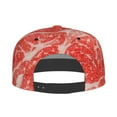 thumbnail image 4 of Haiem Beef Steaks Classic Snapback Cap Flat Bill Hat Baseball Cap Adjustable Size Cotton Dad Hat, 4 of 9