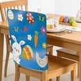 thumbnail image 6 of QuanTara 2-Pack Easter Chair Covers 19.69x23.62in - Spring Themed Restaurant Chair Back Covers, Washable Protective Slipcovers for Dining Chairs, Holiday Party & Home Decor Set of 2, 6 of 6