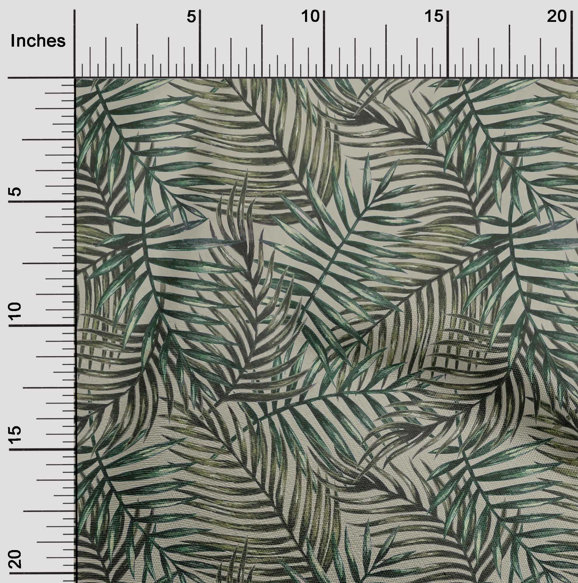 oneOone Cotton Cambric Dark Green Fabric Leaves Sewing Fabric By The Yard Printed Diy Clothing Sewing Supplies 42 Inch Wide