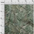thumbnail image 2 of oneOone Viscose Jersey Dark Green Fabric Leaves Fabric For Sewing Printed Craft Fabric By The Yard 60 Inch Wide, 2 of 7