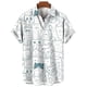 thumbnail image 3 of Camisa con estampado de gato en 3D para hombre, camisa hawaiana holgada de manga corta con botones, ropa de playa para vacaciones, ropa para niños, 3 of 5